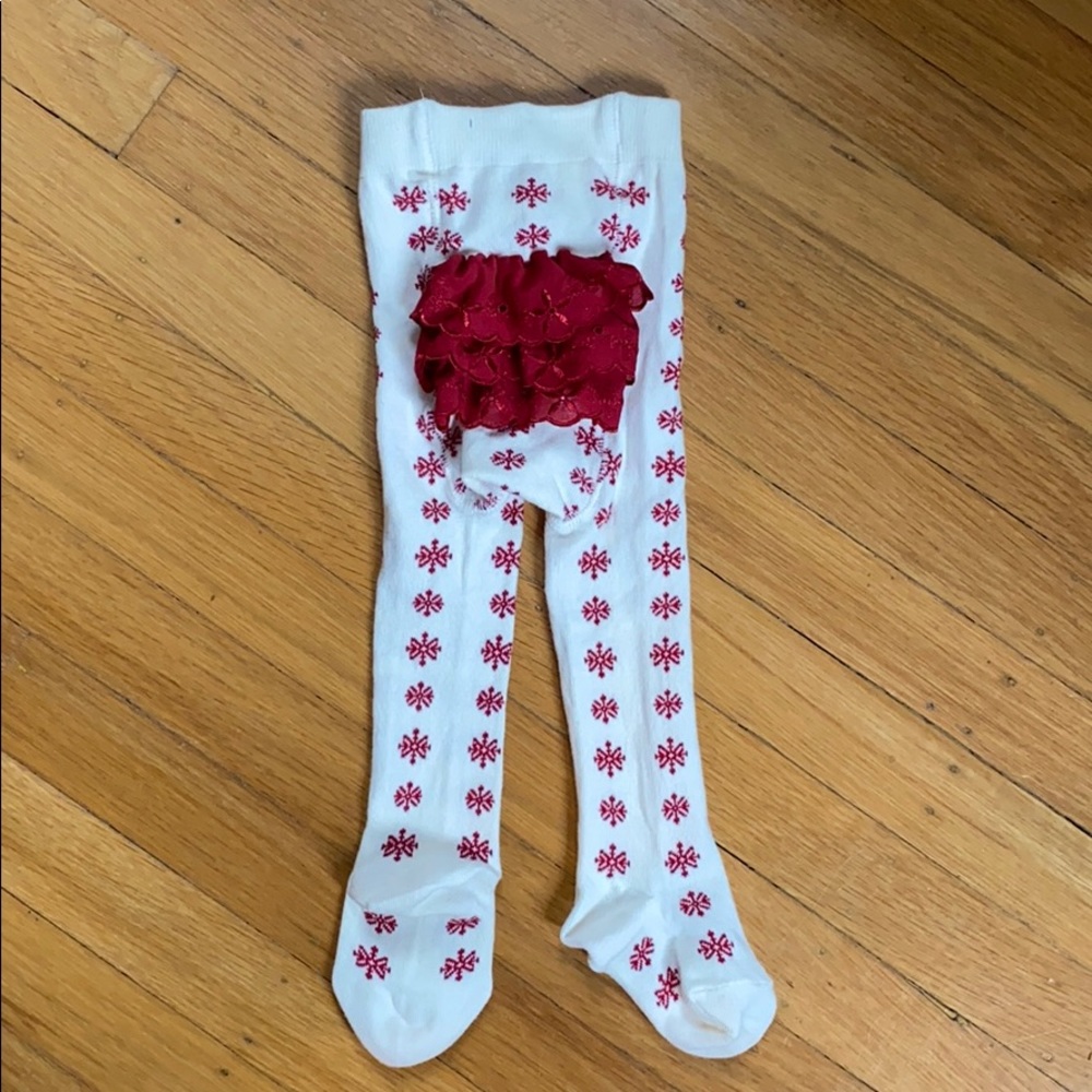 Hanna Andersson+Holiday tights+Size 70+6-12months